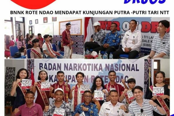 BNNK Rote Ndao Mendapat Kunjungan Putra – Putri Tari NTT