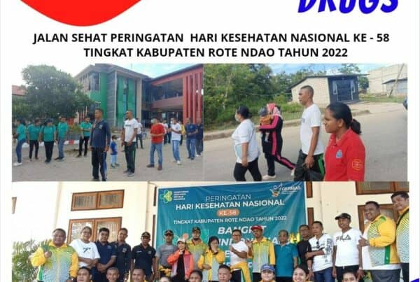 Jalan Sehat Peringatan Hari Kesehatan Nasional Ke – 58 Tingkat Kabupaten Rote Ndao Tahun 2022