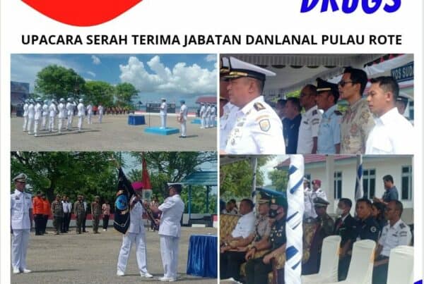 Upacara Serah Terima Jabatan Danlanal Pulau Rote