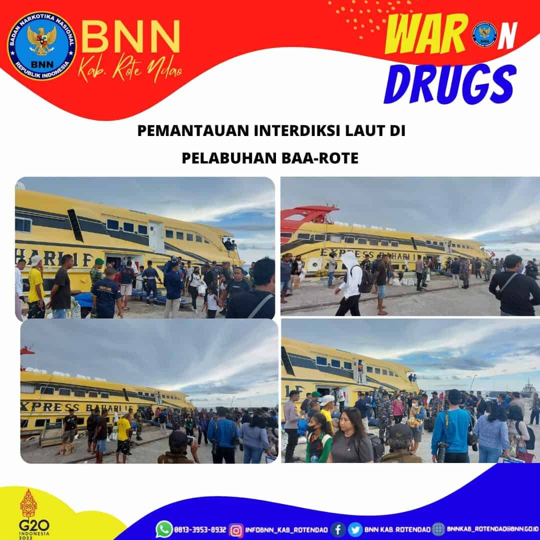 Seksi Pemberantasan Melaksanakan Pemantauan Interdiksi Laut di Pelabuhan Laut Baa - Rote Ndao Seksi Pemberantasan Melaksanakan Pemantauan Interdiksi Laut di Pelabuhan Laut Baa – Rote Ndao