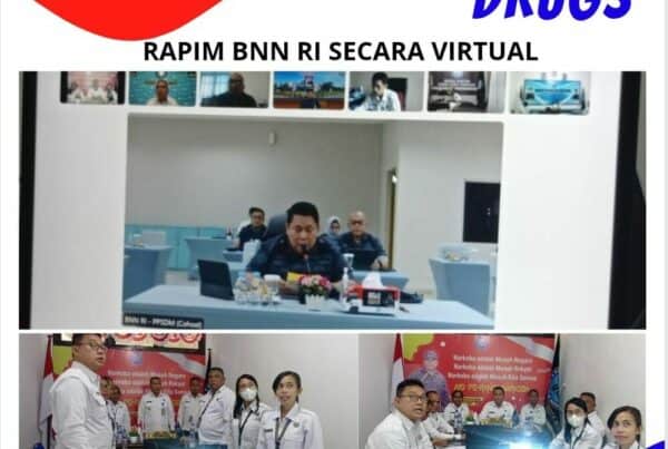 Rapim BNN RI Secara Virtual