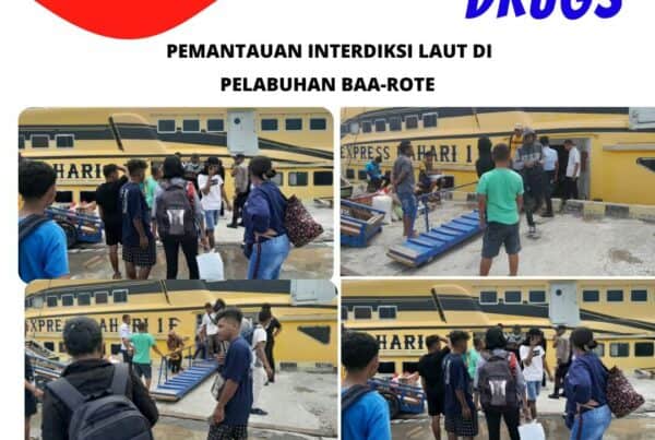 Seksi Pemberantasan Melaksanakan Pemantauan Interdiksi Laut di Pelabuhan Laut Baa – Rote Ndao