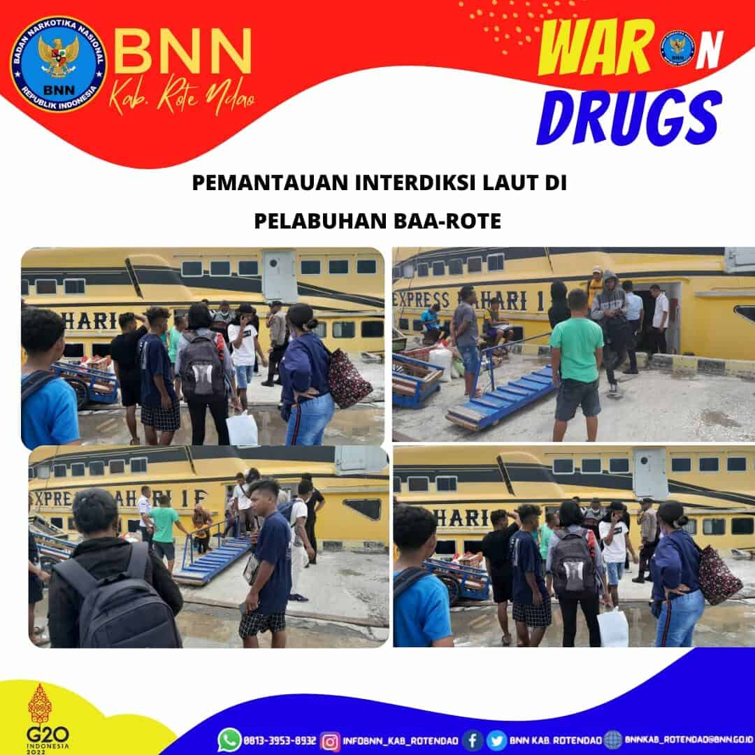 Seksi Pemberantasan Melaksanakan Pemantauan Interdiksi Laut di Pelabuhan Laut Baa - Rote Ndao Seksi Pemberantasan Melaksanakan Pemantauan Interdiksi Laut di Pelabuhan Laut Baa – Rote Ndao