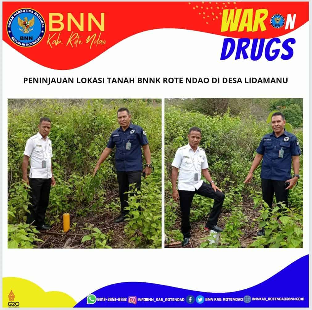Kepala BNNK Rote Ndao Melakukan Peninjauan Aset Tanah di Desa Lidamanu Kecamatan Rote Tengah Kepala BNNK Rote Ndao Melakukan Peninjauan Aset Tanah di Desa Lidamanu Kecamatan Rote Tengah
