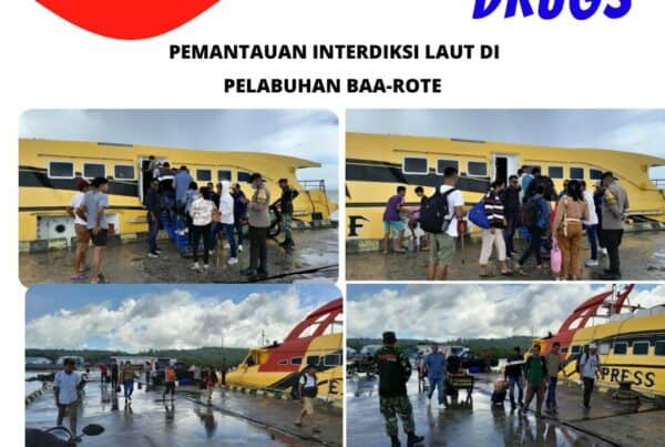 Seksi Pemberantasan Melaksanakan Pemantauan Interdiksi Laut di Pelabuhan Laut Baa – Rote Ndao