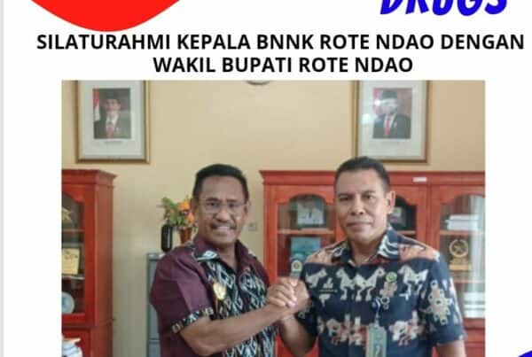 Silaturahmi Kepala BNNK Rote Ndao dengan Wakil Bupati Rote Ndao