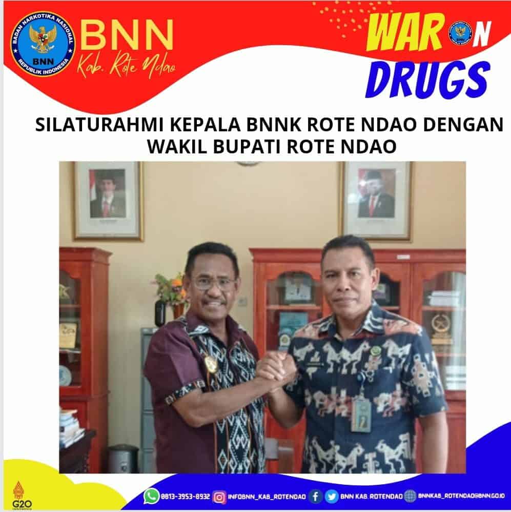 Silaturahmi Kepala BNNK Rote Ndao dengan Wakil Bupati Rote Ndao Silaturahmi Kepala BNNK Rote Ndao dengan Wakil Bupati Rote Ndao