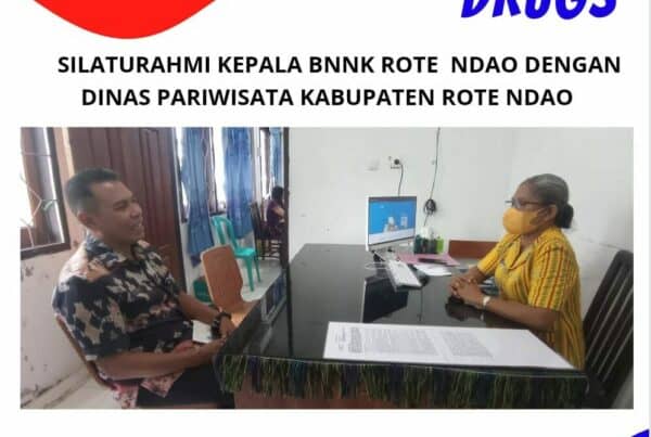 Silaturahmi Kepala BNNK Rote Ndao ke Dinas Pariwisata Kabupaten Rote Ndao