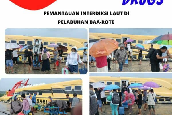 Seksi Pemberantasan Melaksanakan Pemantauan Interdiksi Laut di Pelabuhan Laut Baa – Rote Ndao