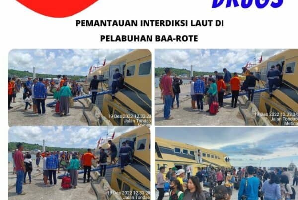 Seksi Pemberantasan Melaksanakan Pemantauan Interdiksi Laut di Pelabuhan Laut Baa – Rote Ndao
