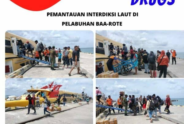 Seksi Pemberantasan Melaksanakan Pemantauan Interdiksi Laut di Pelabuhan Laut Baa – Rote Ndao