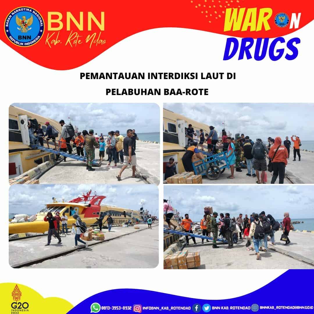 Seksi Pemberantasan Melaksanakan Pemantauan Interdiksi Laut di Pelabuhan Laut Baa - Rote Ndao Seksi Pemberantasan Melaksanakan Pemantauan Interdiksi Laut di Pelabuhan Laut Baa – Rote Ndao