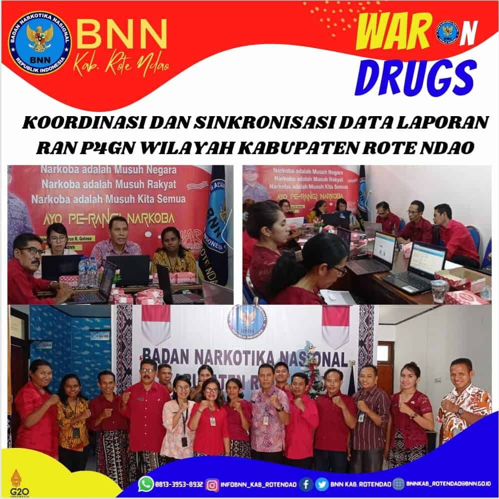 Koordinasi dan sinkronisasi data laporan RAN P4GN Wilayah Kabupaten Rote Ndao Tahun 2022 Koordinasi dan sinkronisasi data laporan RAN P4GN Wilayah Kabupaten Rote Ndao Tahun 2022