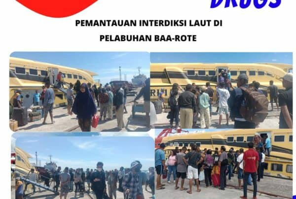 Seksi Pemberantasan Melaksanakan Pemantauan Interdiksi Laut di Pelabuhan Laut Baa – Rote Ndao