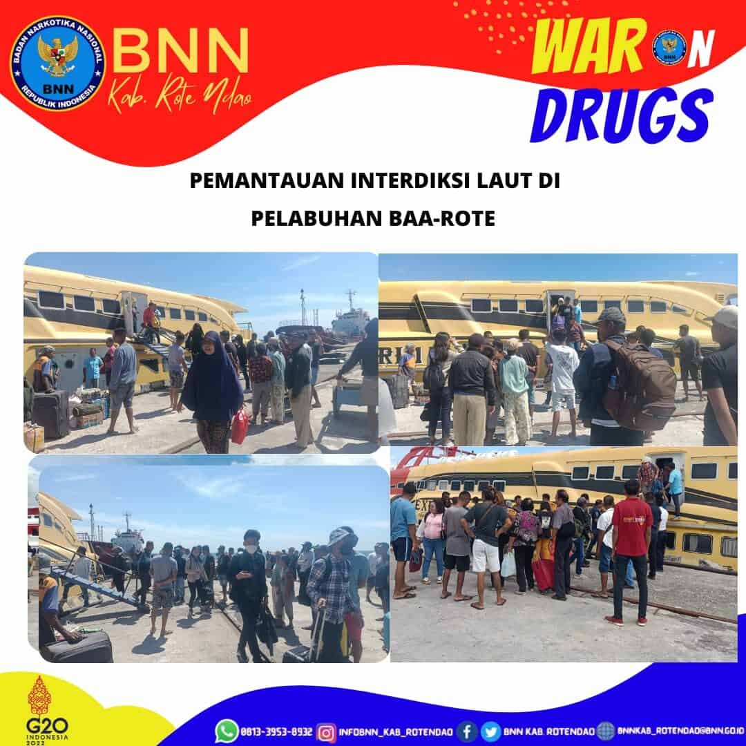 Seksi Pemberantasan Melaksanakan Pemantauan Interdiksi Laut di Pelabuhan Laut Baa - Rote Ndao Seksi Pemberantasan Melaksanakan Pemantauan Interdiksi Laut di Pelabuhan Laut Baa – Rote Ndao