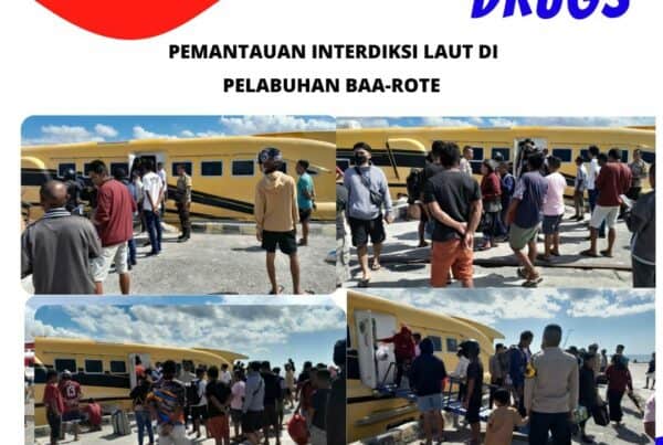 Seksi Pemberantasan Melaksanakan Pemantauan Interdiksi Laut di Pelabuhan Laut Baa – Rote Ndao