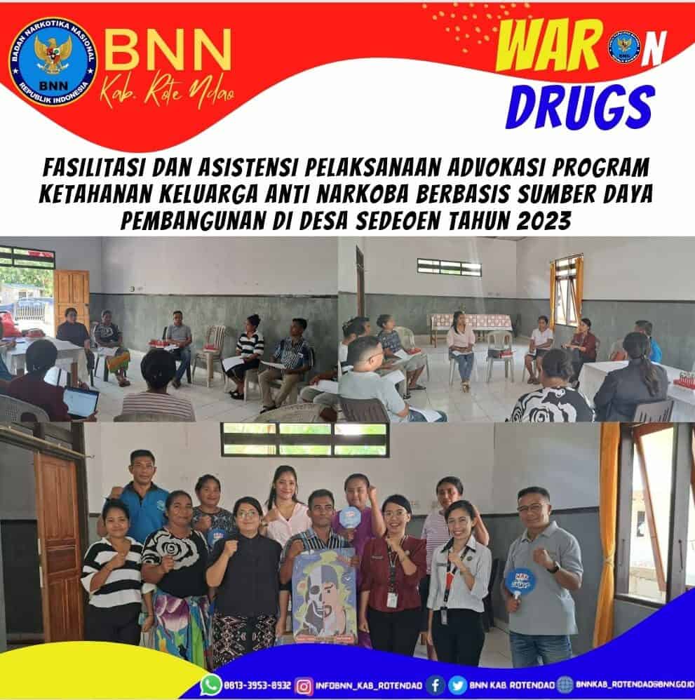 Fasilitasi dan Asistensi Pelaksanaan Advokasi Program Ketahanan Keluarga Anti Narkoba Berbasis Sumber Daya Pembangunan Desa Sedeoen Fasilitasi dan Asistensi Pelaksanaan Advokasi Program Ketahanan Keluarga Anti Narkoba Berbasis Sumber Daya Pembangunan Desa Sedeoen
