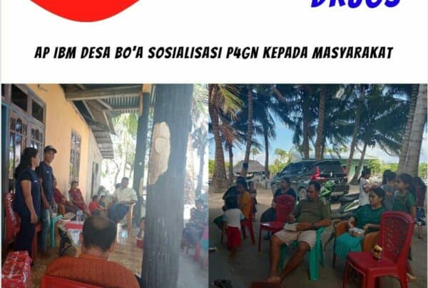 Agen Pemulihan IBM Desa Bo’a Sosialisasi P4GN kepada masyarakat
