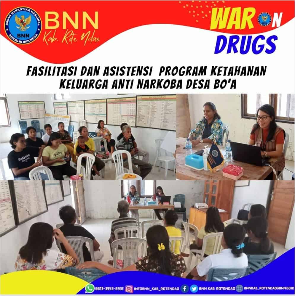 Fasilitasi dan Asistensi Pelaksanaan Advokasi Program Ketahanan Keluarga Anti Narkoba Berbasis Sumber Daya Pembangunan Desa, di Desa Bo,a Fasilitasi dan Asistensi Pelaksanaan Advokasi Program Ketahanan Keluarga Anti Narkoba Berbasis Sumber Daya Pembangunan Desa, di Desa Bo,a