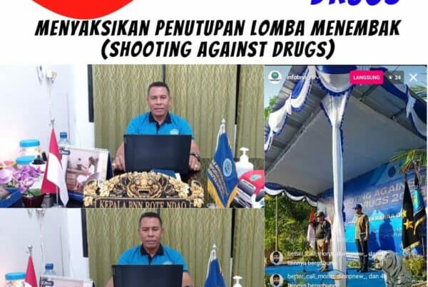 Menyaksikan Penutupan Lomba Menembak (Shooting Against Drugs)