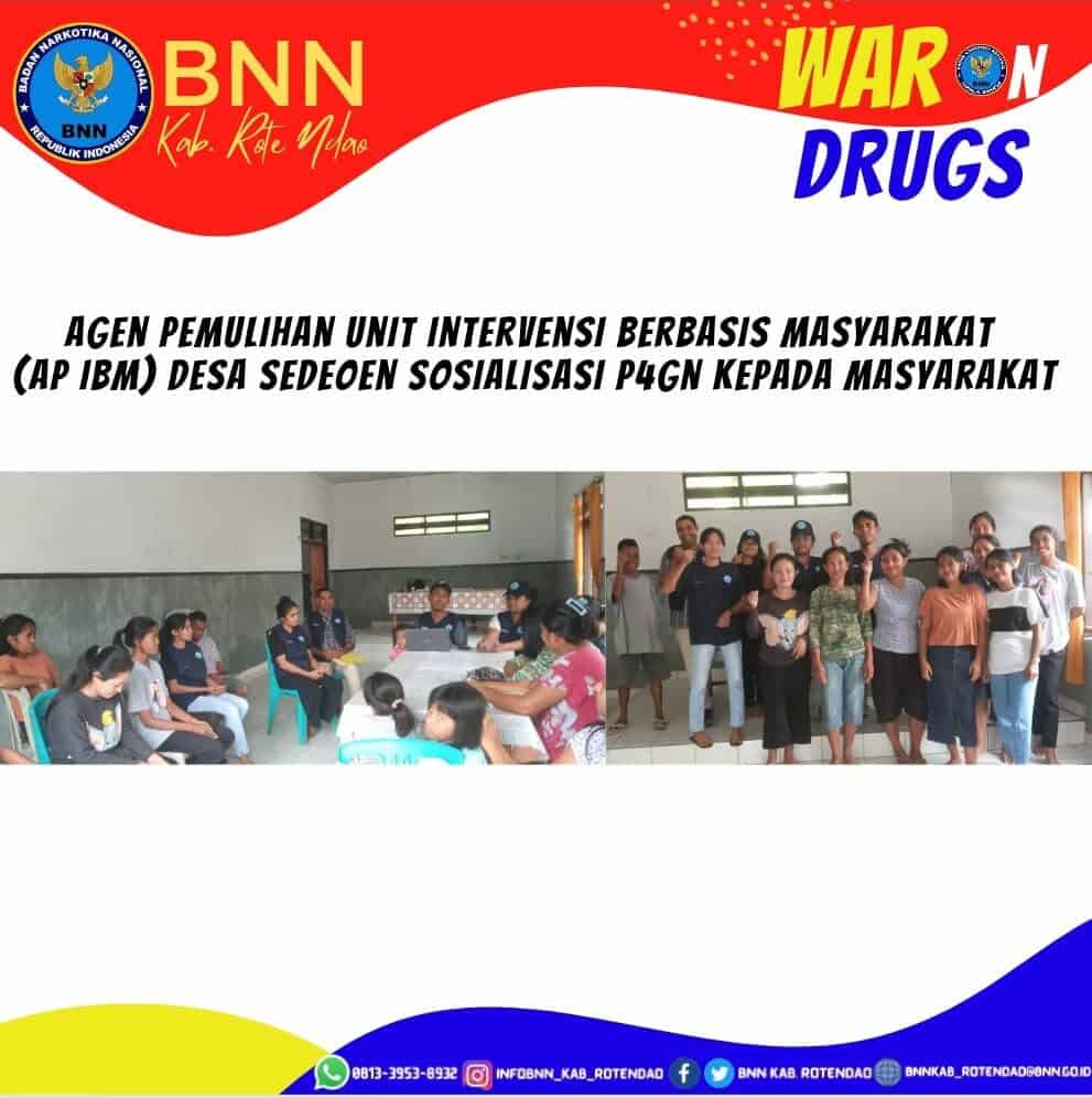 Agen Pemulihan IBM Desa Sedeoen Sosialisasi P4GN kepada masyarakat Agen Pemulihan IBM Desa Sedeoen Sosialisasi P4GN kepada masyarakat
