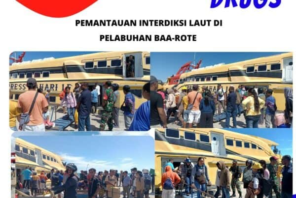 Seksi Pemberantasan Melaksanakan Pemantauan Interdiksi Laut di Pelabuhan Laut Baa – Rote Ndao