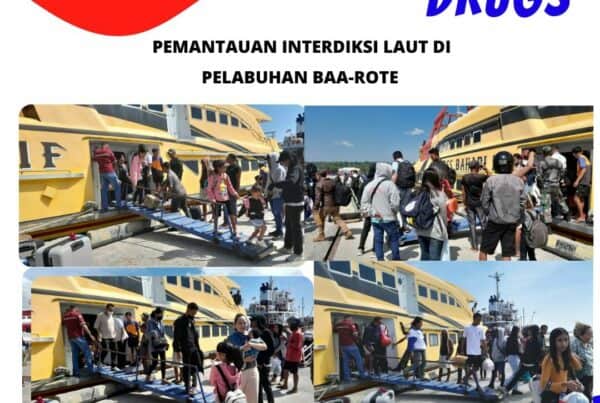 Seksi Pemberantasan Melaksanakan Pemantauan Interdiksi Laut di Pelabuhan Laut Baa – Rote Ndao