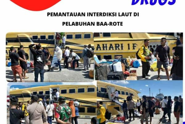 Seksi Pemberantasan Melaksanakan Pemantauan Interdiksi Laut di Pelabuhan Laut Baa – Rote Ndao