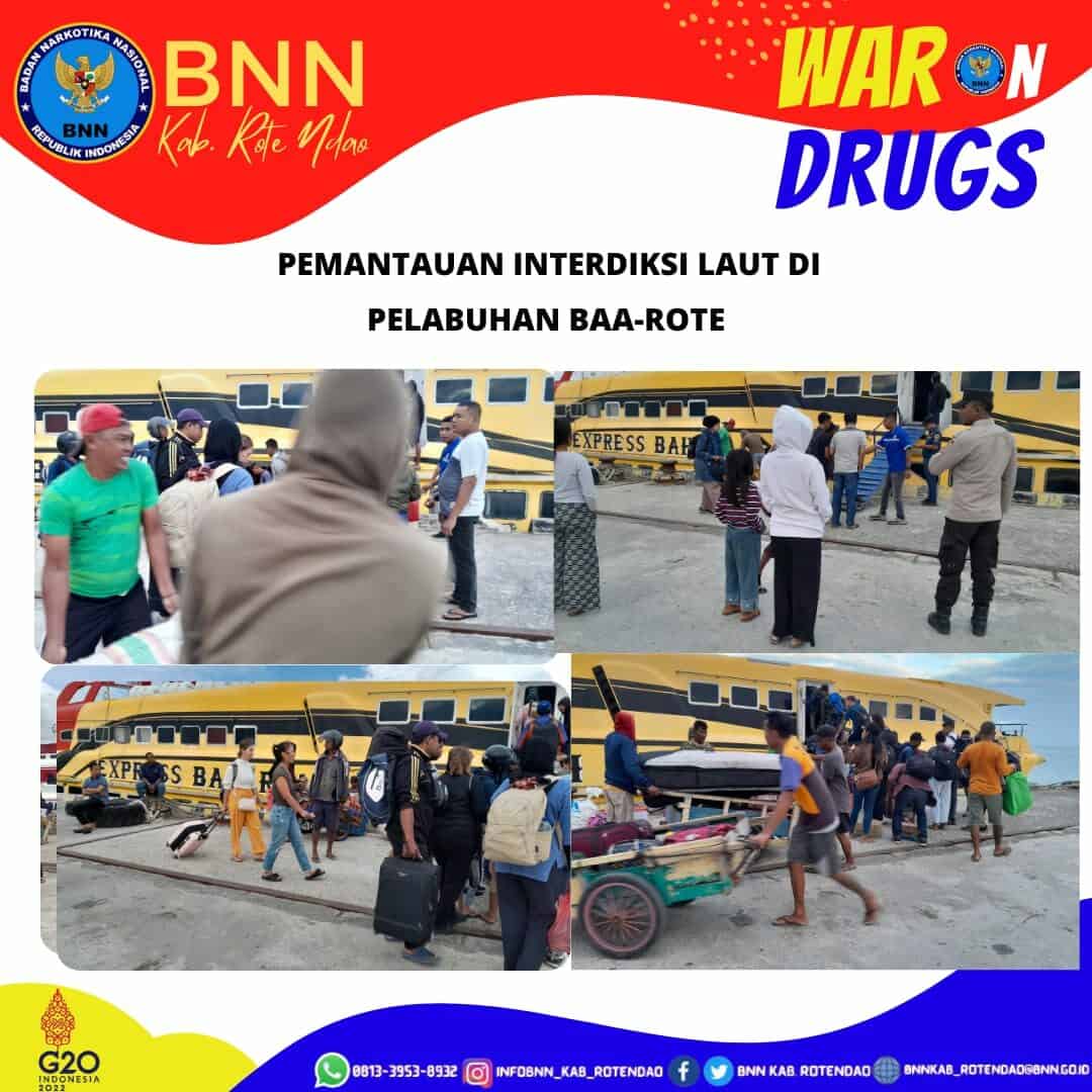 Seksi Pemberantasan Melaksanakan Pemantauan Interdiksi Laut di Pelabuhan Laut Baa - Rote Ndao Seksi Pemberantasan Melaksanakan Pemantauan Interdiksi Laut di Pelabuhan Laut Baa – Rote Ndao