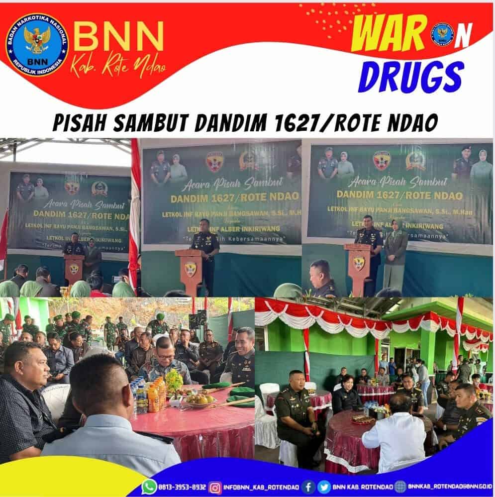 Perwakilan BNNK Rote Ndao Menghadiri Acara Pisah Sambut Dandim 1627/Rote Ndao Perwakilan BNNK Rote Ndao Menghadiri Acara Pisah Sambut Dandim 1627/Rote Ndao