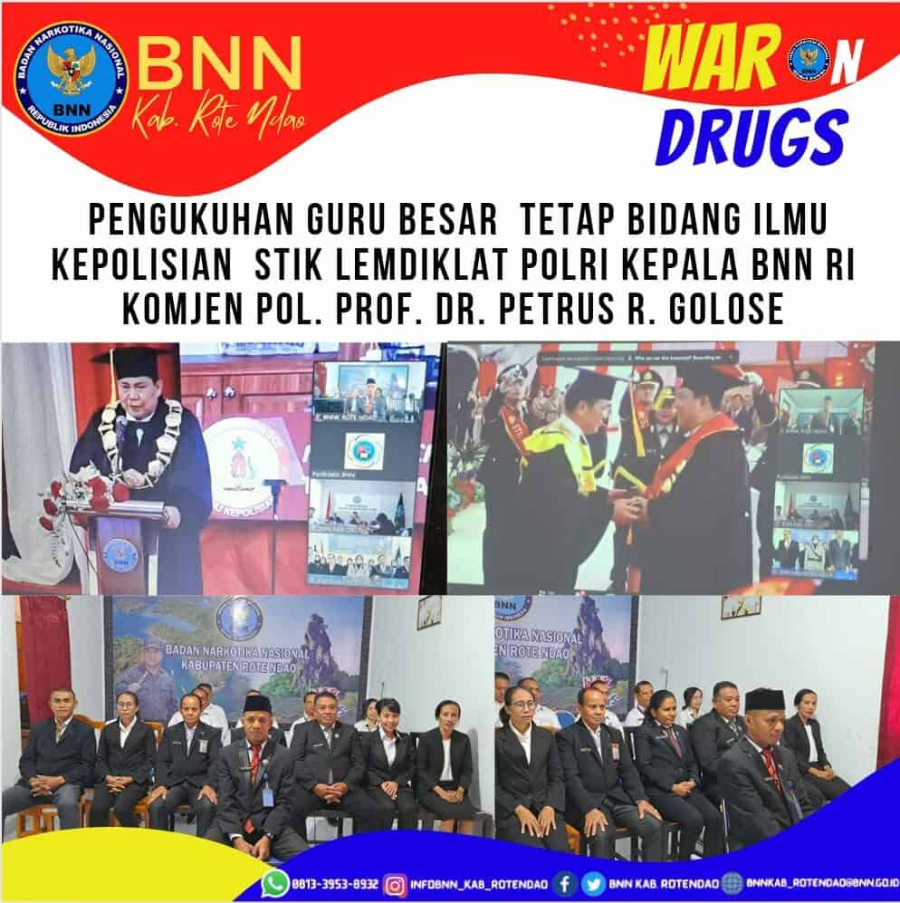 Pengukuhan Guru Besar Tetap Bidang Ilmu Kepolisian STIK Lemdiklat Polri Kepala BNN RI Komjen Pol.Prof. Dr. Petrus R. Golose. Pengukuhan Guru Besar Tetap Bidang Ilmu Kepolisian STIK Lemdiklat Polri Kepala BNN RI Komjen Pol.Prof. Dr. Petrus R. Golose.