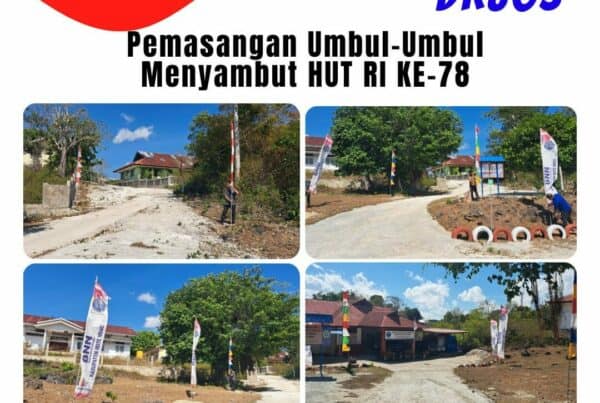 Pemasangan Umbul- umbul