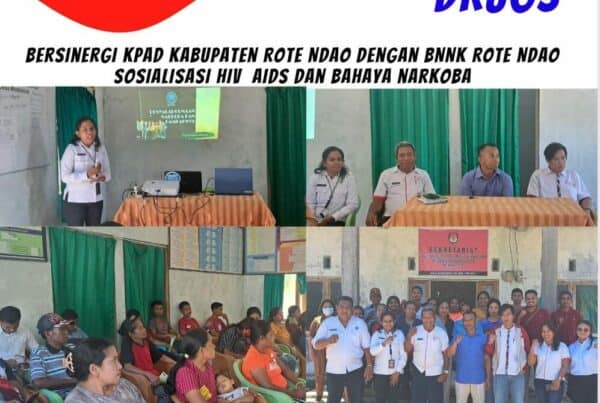 Bersinergi KPAD Kabupaten Rote Ndao dan BNNK Rote Ndao Sosialisasi HIV AIDS dan Bahaya Narkoba