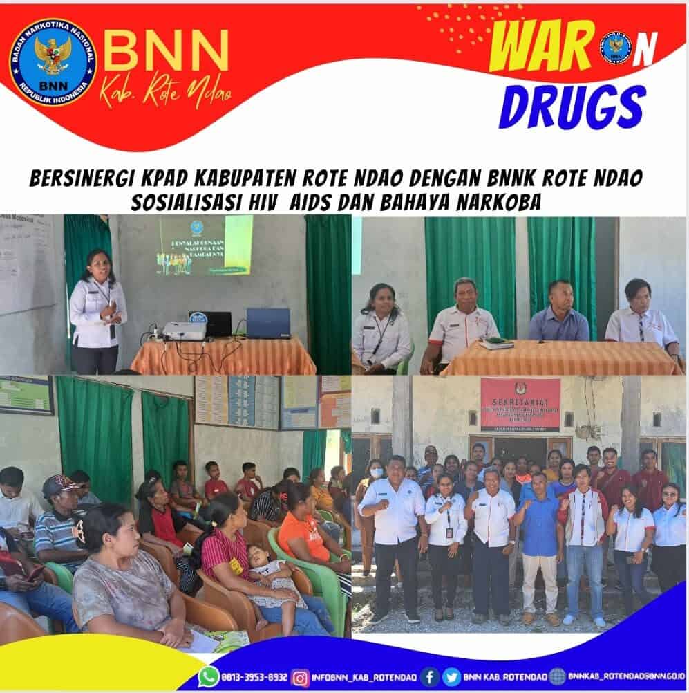 Bersinergi KPAD Kabupaten Rote Ndao dan BNNK Rote Ndao Sosialisasi HIV AIDS dan Bahaya Narkoba Bersinergi KPAD Kabupaten Rote Ndao dan BNNK Rote Ndao Sosialisasi HIV AIDS dan Bahaya Narkoba