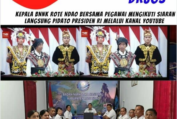 Mengikuti Siaran Langsung Pidato Presiden RI pada Sidang Tahunan MPR RI, Sidang bersama DPR RIdan DPD RI dalam rangka HUT RI ke- 78 Tahun 2023.