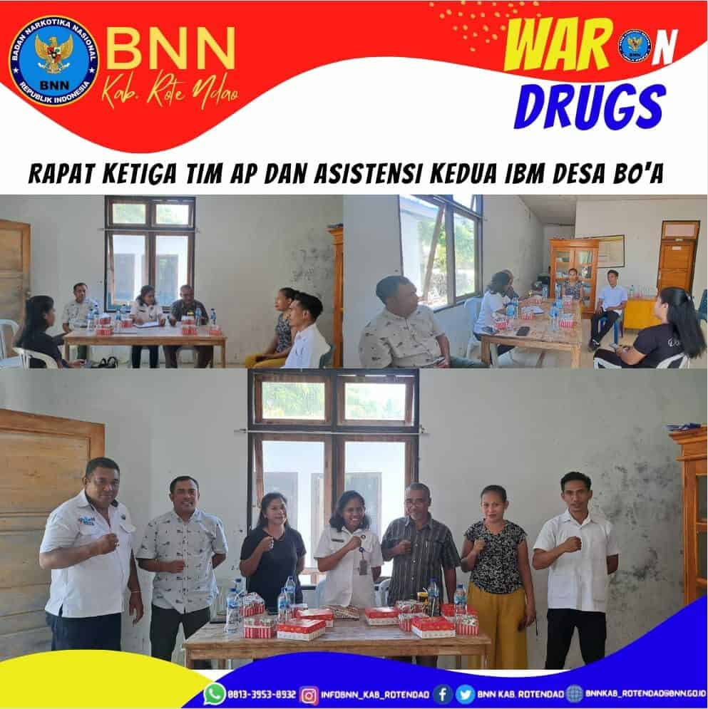 Rapat ketiga Tim AP dan Asistensi kedua IBM Desa Bo’a Rapat ketiga Tim AP dan Asistensi kedua IBM Desa Bo’a