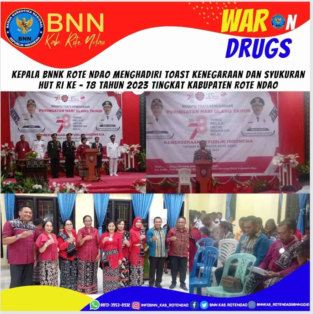 Kepala BNNK Rote Ndao Mengikuti Toast Kenegaraan dan Syukuran HUT RI ke - 78 Tahun 2023 Tingkat Kabupaten Rote Ndao Kepala BNNK Rote Ndao Mengikuti Toast Kenegaraan dan Syukuran HUT RI ke – 78 Tahun 2023 Tingkat Kabupaten Rote Ndao