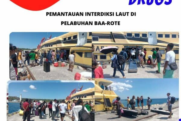 Seksi Pemberantasan Melaksanakan Pemantauan Interdiksi Laut di Pelabuhan Laut Baa – Rote Ndao