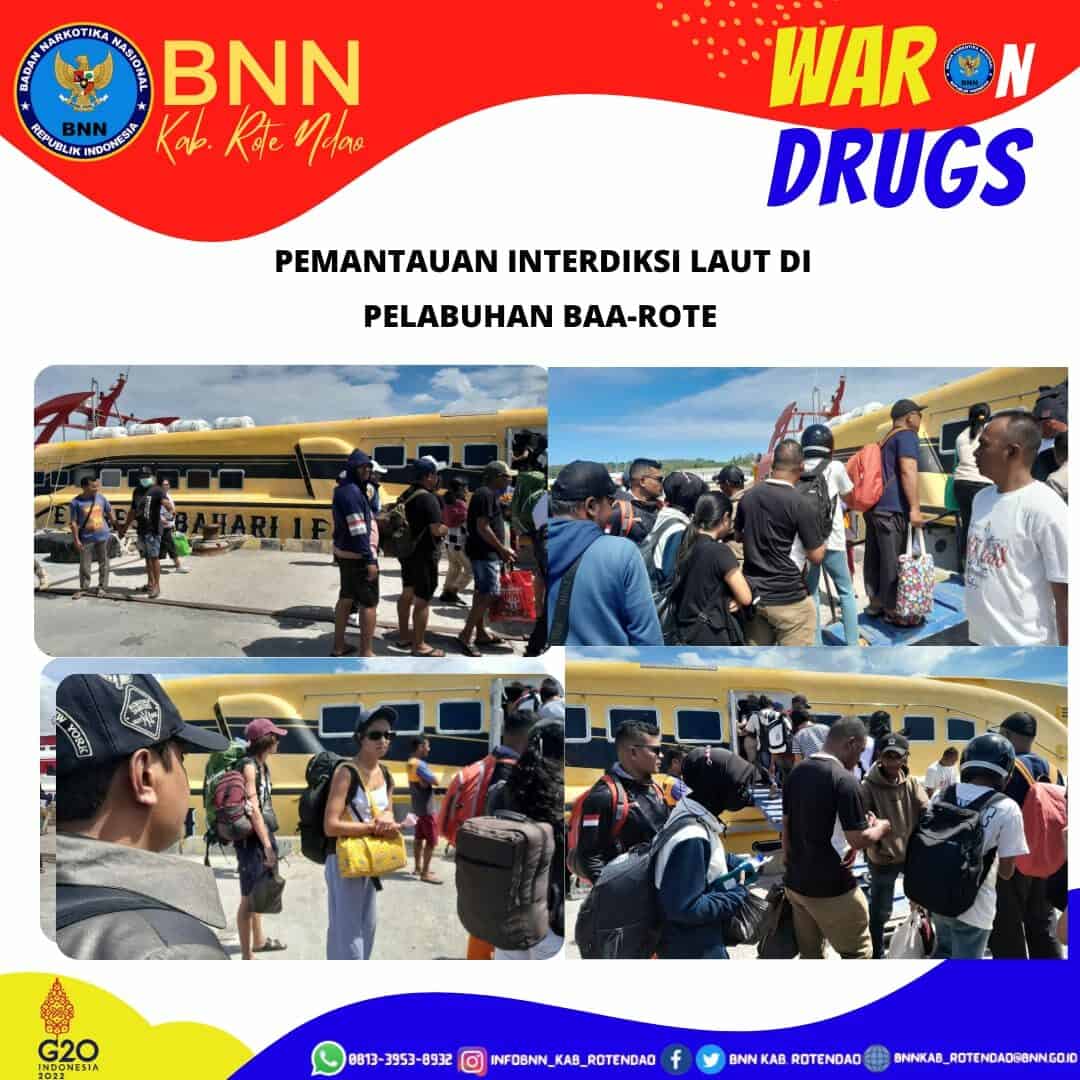 Seksi Pemberantasan Melaksanakan Pemantauan Interdiksi Laut di Pelabuhan Laut Baa - Rote Ndao Seksi Pemberantasan Melaksanakan Pemantauan Interdiksi Laut di Pelabuhan Laut Baa – Rote Ndao