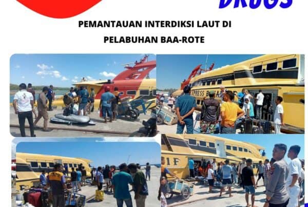 Seksi Pemberantasan Melaksanakan Pemantauan Interdiksi Laut di Pelabuhan Laut Baa – Rote Ndao