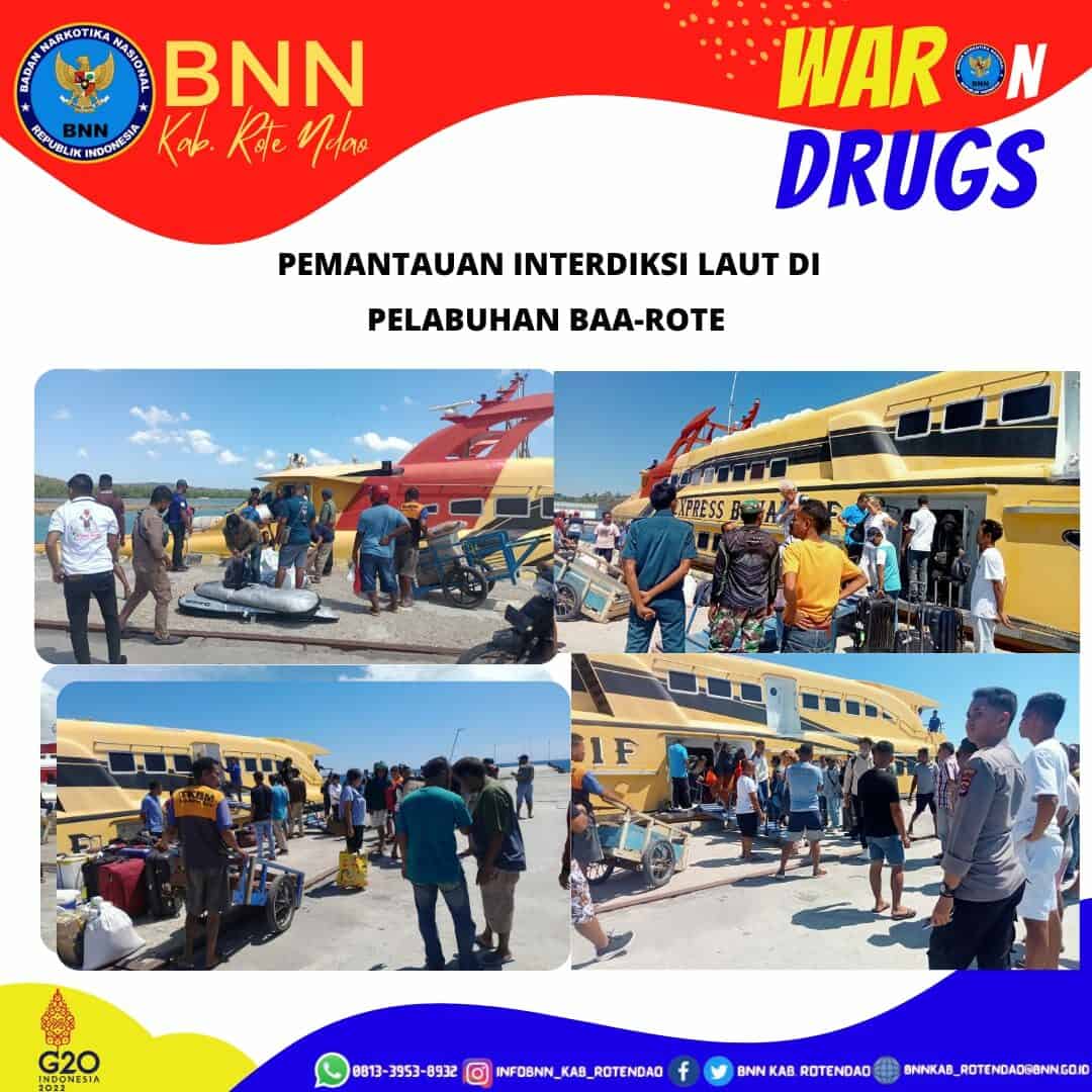 Seksi Pemberantasan Melaksanakan Pemantauan Interdiksi Laut di Pelabuhan Laut Baa - Rote Ndao Seksi Pemberantasan Melaksanakan Pemantauan Interdiksi Laut di Pelabuhan Laut Baa – Rote Ndao