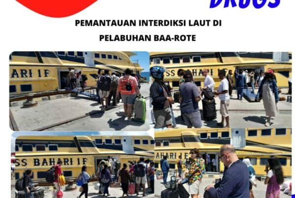 Seksi Pemberantasan Melaksanakan Pemantauan Interdiksi Laut di Pelabuhan Laut Baa – Rote Ndao