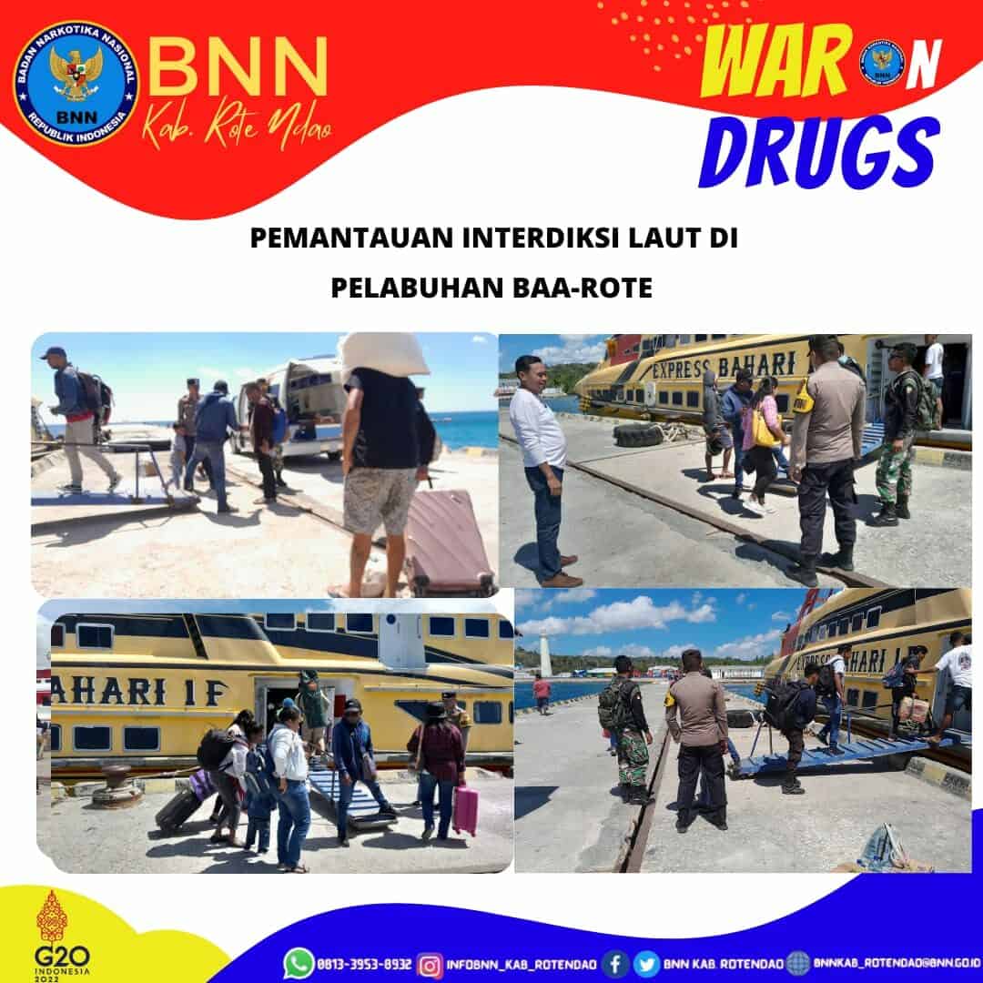 Seksi Pemberantasan Melaksanakan Pemantauan Interdiksi Laut di Pelabuhan Laut Baa - Rote Ndao Seksi Pemberantasan Melaksanakan Pemantauan Interdiksi Laut di Pelabuhan Laut Baa – Rote Ndao