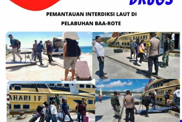 Seksi Pemberantasan Melaksanakan Pemantauan Interdiksi Laut di Pelabuhan Laut Baa – Rote Ndao