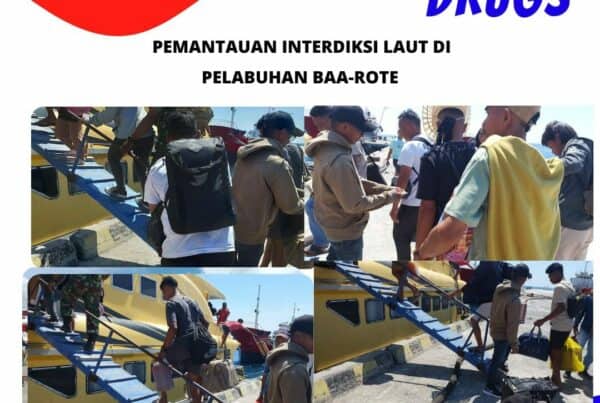 Seksi Pemberantasan Melaksanakan Pemantauan Interdiksi Laut di Pelabuhan Laut Baa – Rote Ndao