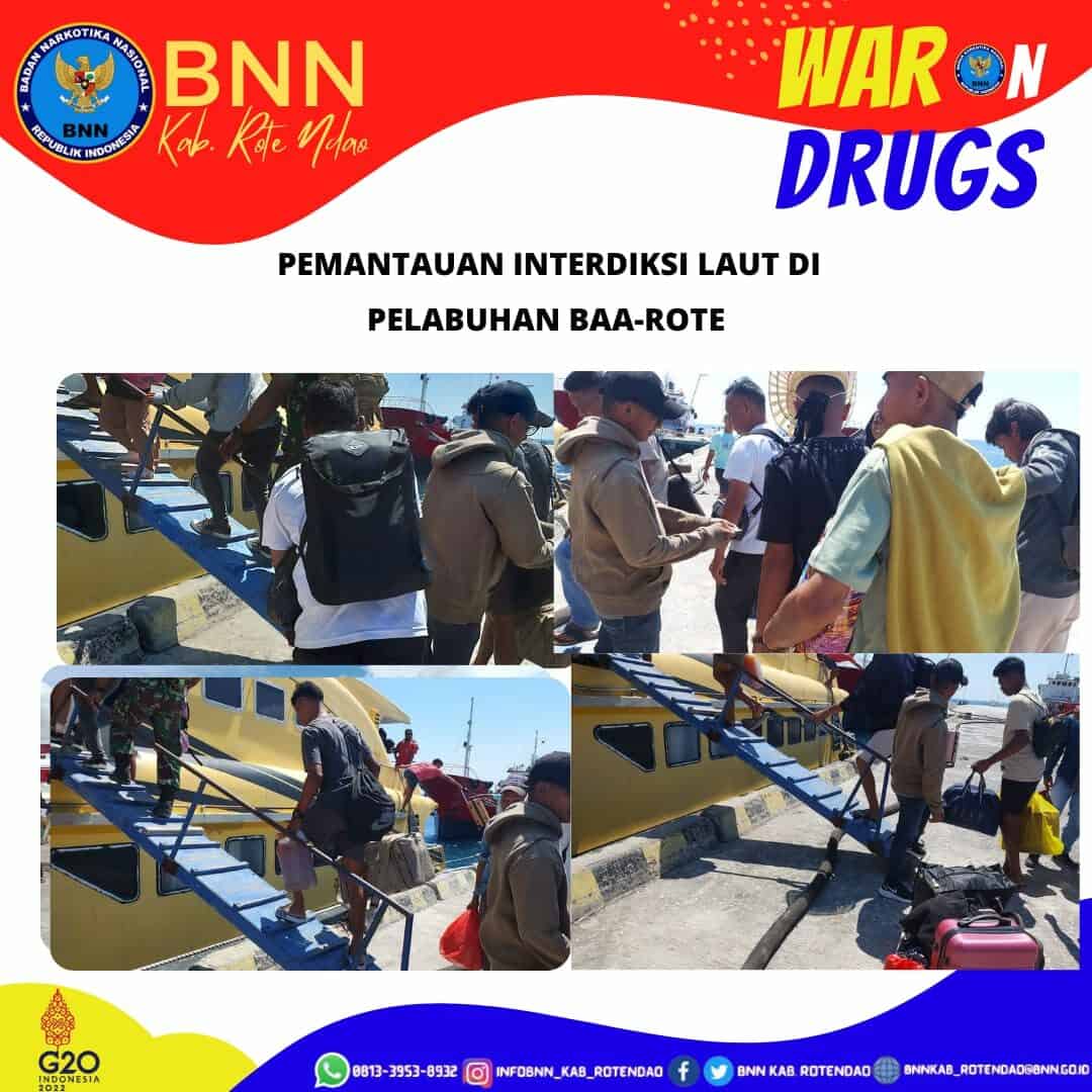 Seksi Pemberantasan Melaksanakan Pemantauan Interdiksi Laut di Pelabuhan Laut Baa - Rote Ndao Seksi Pemberantasan Melaksanakan Pemantauan Interdiksi Laut di Pelabuhan Laut Baa – Rote Ndao