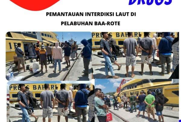 Seksi Pemberantasan Melaksanakan Pemantauan Interdiksi Laut di Pelabuhan Laut Baa – Rote Ndao