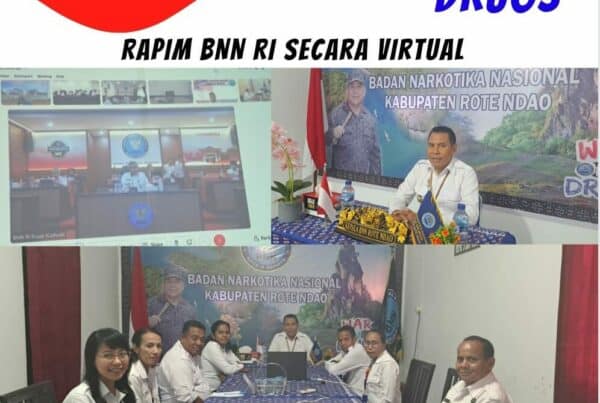 Rapat Pimpinan BNN RI Secara Virtual