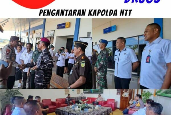 Pengantaran Kapolda NTT