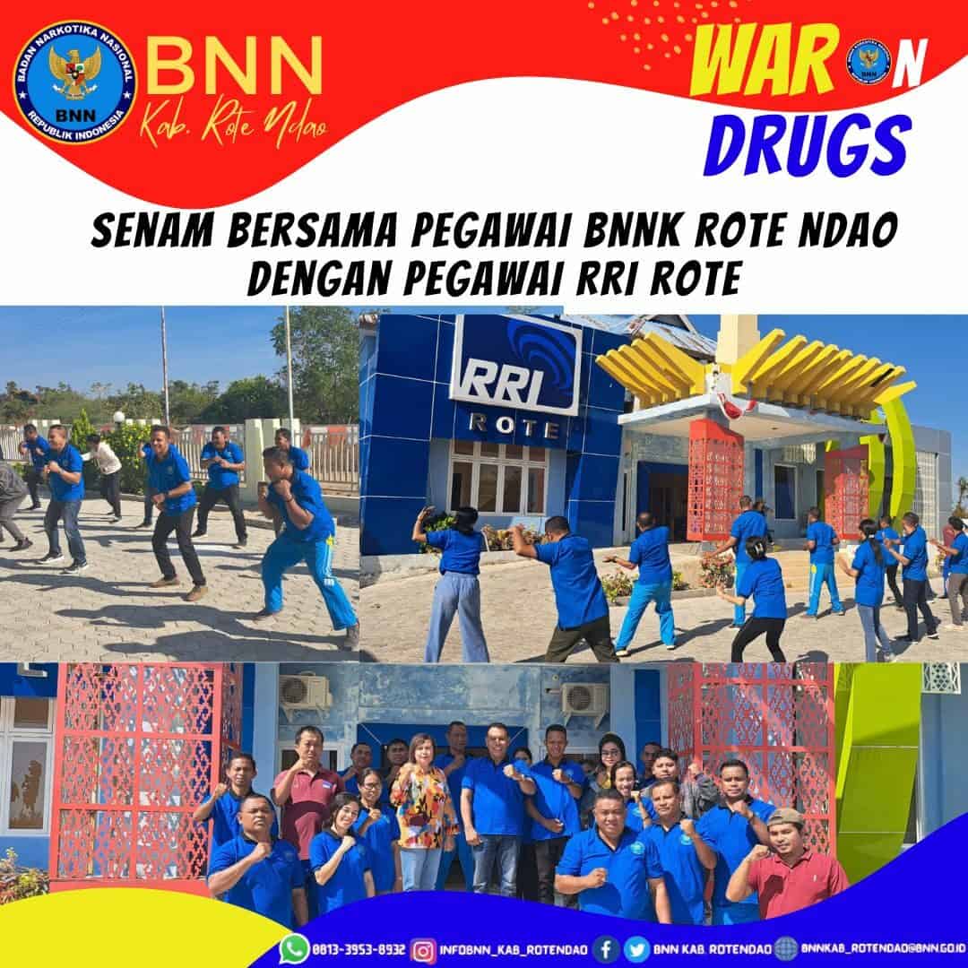 Senam bersama Pegawai BNNK Rote Ndao dengan Pegawai LPP RRI Rote Senam bersama Pegawai BNNK Rote Ndao dengan Pegawai LPP RRI Rote